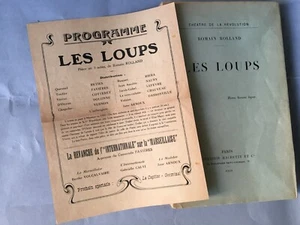 [Revolution 1789].Romain ROLLAND. Les Loups ( théatre de la révolution).1909 - Imagen 1 de 5
