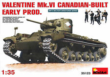 Miniart 35123 - 135 Valentine Mk 6. Canadian - built Early P 
