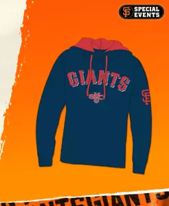 San Francisco Giants 2025 Saint Mary's Gaels Hooded Long Sleeve Shirt NEW 4/22 - Picture 1 of 1