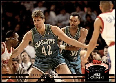 1992-93 Stadium Club #175 Mike Gminski - Image 1 of 2