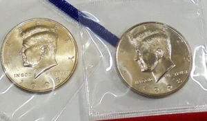 1998 p , d Kennedy Half Dollars Choice Uncirculated In Mint Cello # 231 - Picture 1 of 4