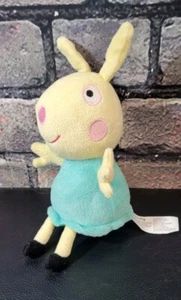 Peppa Pig 8” Bean Bag Plush Rebecca Rabbit Hasbro Hard To Find - Picture 1 of 4