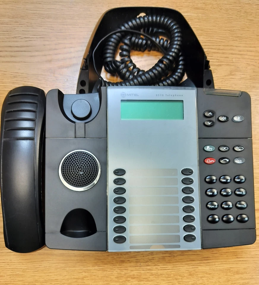 Mitel 8528 Telephone LCD Digital Display Phone IP Handset - Image 1 of 4