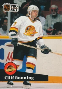1991-92 Pro Set French #241 CLIFF RONNING - Vancouver Canucks - Bild 1 von 1