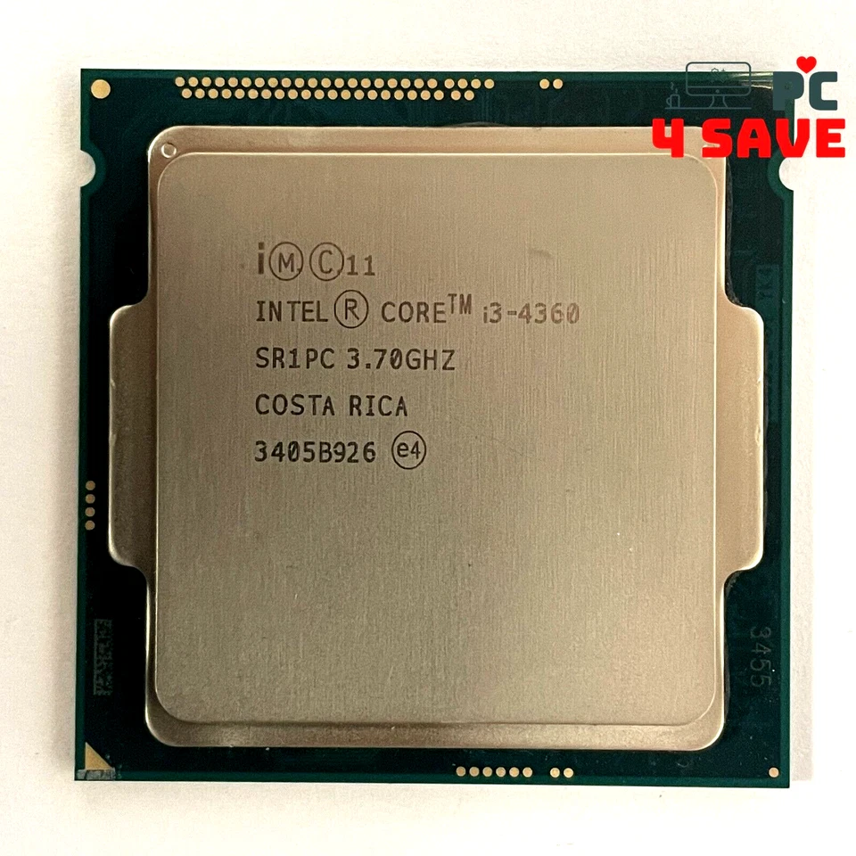 Intel Core i3-4360 3.70GHz Dual-Core 4MB LGA1150 CPU Desktop Processor SR1PC - Image 1 of 1