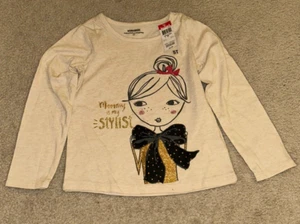 Wonder Kids Long Sleeve Beige Shirt "Mommy is My Stylist" Graphic 5T NWT - Picture 1 of 1