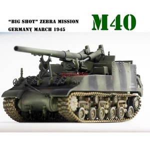New 1:72 US M40 "Big Shot" Self-propelled Artillery Zebra Mission 1945 Model - Picture 1 of 14
