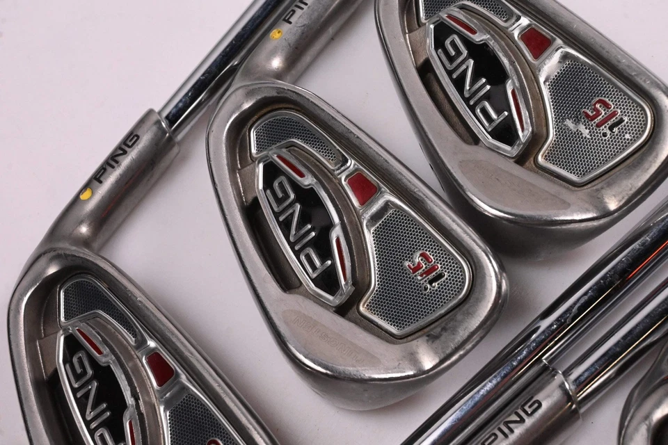 Ping i15 Irons / 4-PW / Yellow Dot / Regular Flex Ping AWT Shafts - Image 1 of 4
