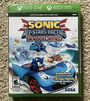 Sealed - SONIC & All-Stars Racing Transformed - Xbox 360 / Xbox One - Brand New - Image 1 of 2