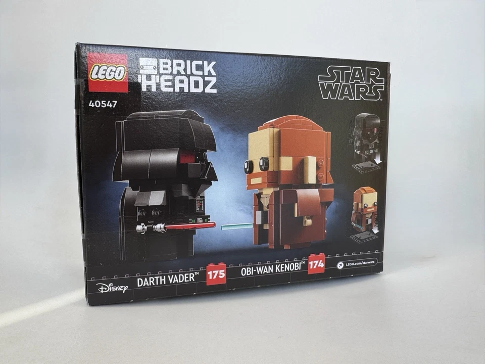 LEGO BRICKHEADZ: Obi-Wan Kenobi & Darth Vader (40547) - Image 1 of 1