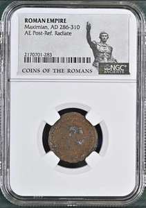 Eastern Roman Empire – Arcadius (AD 383–408) AE3 Nummus – NGC Ancient Certified - Picture 1 of 6