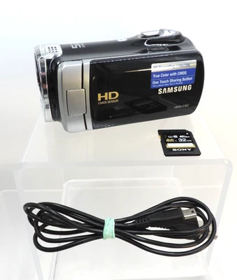 Samsung HMX-F90 HD Handheld Video Recorder with Memory Card - Image 1 of 4