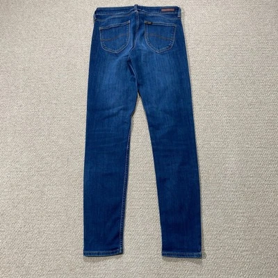 Lee Jeans Womens 29x30 Slim Fit Blue Scarlett High Waisted Stretch Denim - Image 1 of 4