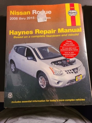 Haynes Repair Manual Nissan Rogue 2008-2015 - Image 1 of 3
