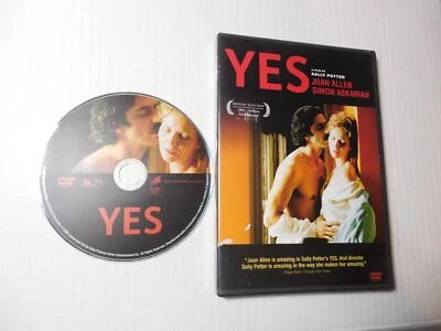 Yes Joan Allen Simon Abkarian Sally Potter  OOP DVD Tested - Image 1 of 4