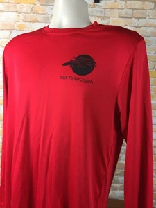 North Carolina Motorcycle Safety Foundation Men's Red Dri Fit Shirt Medium G 131 - Picture 1 of 12