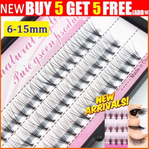 6mm-15mm Volume Cluster Eyelash Extensions Individual Russian False Eye Lashes - Picture 1 of 21