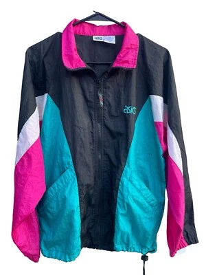1980’s ASICS Vintage Windbreaker Size Medium - Image 1 of 4