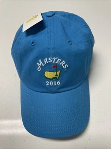 2016 Augusta National Masters blaue Golfmütze amerikanische Nadel verstellbar - neu mit Etikett - Bild 1 von 6