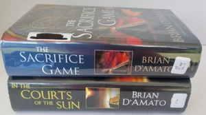 Brian D’Amato Sci-Fi Lot 2 Hardcover Books Ex-Library – Sacrifice Game Series - Picture 1 of 8
