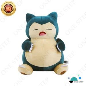 Pokemon Sbadigliare Snorlax Peluche Bambola AUTENTICA - 11in Regalo - Foto 1 di 2