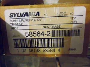 BULB FOR NRG 05065-2, OSRAM SYLVANIA 58564, 65MR16/FL40(FPB) 65W 12V (1037) - Picture 1 of 4
