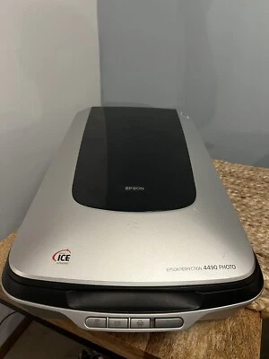 EPSON Perfection 4490 Photo Color Flatbed Scanner Copier No Install Disc - Image 1 of 4