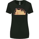 Chat Et Pizza Drôle Antisocial Femmes Large Coupe T-Shirt