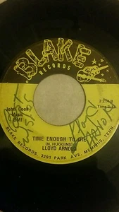 Lloyd Arnold 45 Record ROCKABILLY BLAKE Records Signed Autographed 2214 - Picture 1 of 2