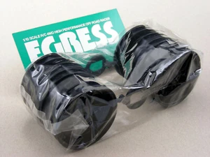 Tamiya Egress 2013 Vanquish Avante Front & Rear BLACK Lightweight Wheels Vintage - Picture 1 of 12