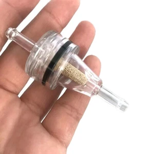 1/4" Gas Filte Replacement Small Plastic Motorcycle Gas Petrol Fuel Oil Filter - Picture 1 of 12
