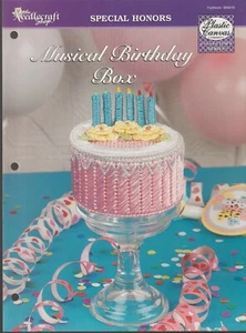 Musical Birthday Box PLASTIC CANVAS Pattern - The Needlecraft Shop # 984016 - Picture 1 of 1