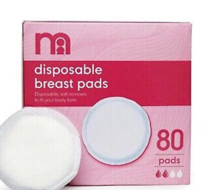 Disposable Breast Pads X 80 MOTHERCARE  Nursing Free Postage Limited Stock • 6.99£
