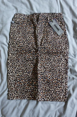 Genuine Dark Side Leopard Print Pencil skirt, 50s retro rocknroll - Image 1 of 3