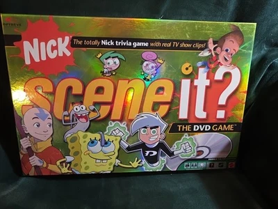 Scene It Nick 2006 Nickelodeon Trivia DVD Juego de Mesa COMPLETO Foto 1 de 4