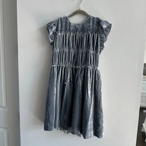 Crewcuts Girls Gray Velvet A-Line Dress Size 10 – Holiday, Party, New w/o Tags - Picture 1 of 4