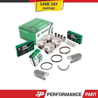 Rolamentos de haste principal de pistões para 06-11 Acura CSX Honda Civic Si 2.0L K20Z2 K20Z3 - Imagem 1 de 4