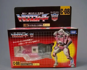Takara Tomy Transformers Missing Link C-08 Arcee Action Figure New In Hand - Picture 1 of 5