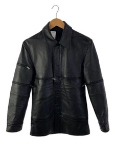 LOUIS VUITTON/Leather jacket/blouson/46/Leather/BLK - Picture 1 of 5