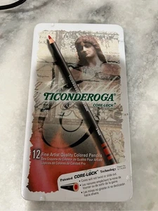 Juego completo de lápices de colores Ticonderoga Core-Lock hechos en EE. UU. lápices de colores vintage - Imagen 1 de 7