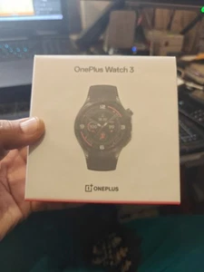 OnePlus Watch 3 Obsidian Titanium Black UK Version - BRAND NEW SEALED - Zdjęcie 1 z 3