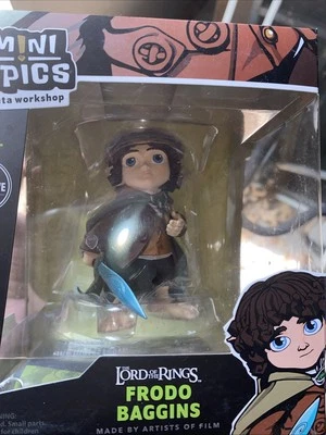 Mini Epics Weta Workshop Frodo Baggins Lord of the Rings Figure Loot Crate New - Image 1 of 4
