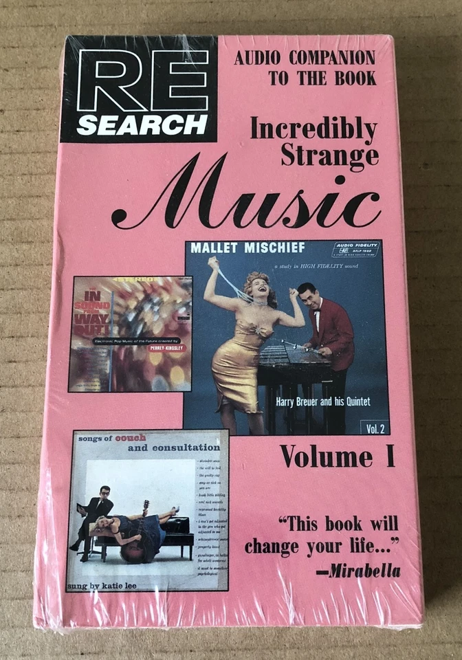 RE/SEARCH INCREDIBLY STRANGE MUSIC Volume 1 - Cassette Tape NEW!!! - Image 1 of 4