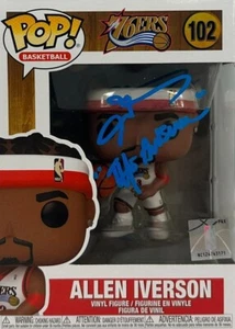 Allen Iverson inscribed autographed signed funko pop #102 Philadelphia 76ers JSA - Picture 1 of 3