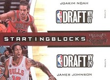 2010-11 Playoff Contenders Starting Blocks Basketball Card #18 Noah/Johnson