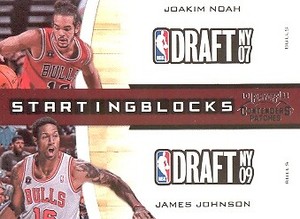 2010-11 Playoff Contenders Starting Blocks Basketball Card #18 Noah/Johnson