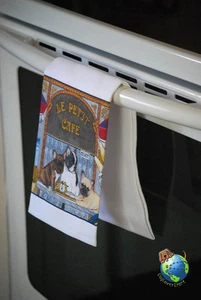 French Bulldog Kitchen Hand Towel - Picture 1 of 2