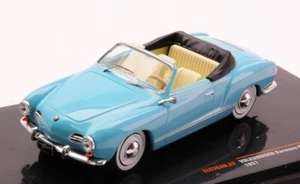 MODELLINO AUTO EPOCA STATICO IXO VW KARMANN GHIA 1955 BLU MODELLISMO SCALA 1/43 - Foto 1 di 5