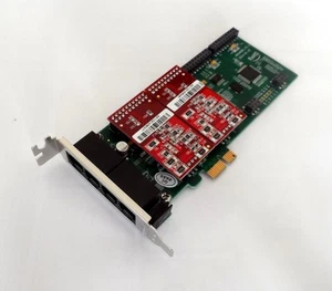 Atcom AXE400PL-02 scheda analogica PCI-E asterisk basso profilo 4 porte con 0 FXS 2 FXO - Foto 1 di 1