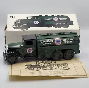 1930 Ertl Red Crown Limited Edition Diamond "T" Tanker Truck Bank w/Key #762 - Picture 1 of 20